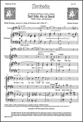 Set Me as a Seal TTBB choral sheet music cover